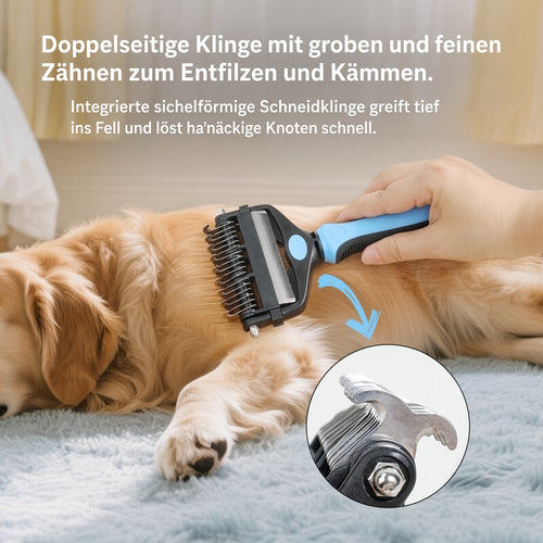 Multifunktionaler Pflegekamm für Katzen & Hunde